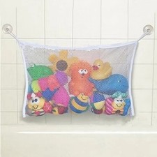 Large Baby Bath Toy Storage Net Bag Mesh Organizer Bathroom Kids Holder UK Baby Bath Net price