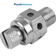 1/8" Radiator Automatic Air Vent Self Bleeder Chrome Plated Brass Cylinders etc Radiator Accessories price