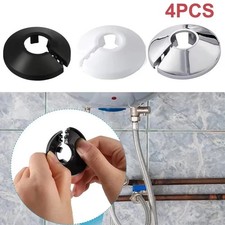 Pack of 4 15mm White Plastic Radiator Pipe Covers Split Pipe Collars Radiator Accessories price
