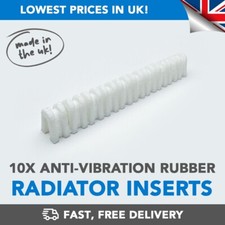 10 x Radiator Bracket Anti-Vibration Packers Inserts (Rubber) - UK Radiator Accessories price