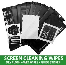Mobile Phone Wipes Alcohol Screen Protector Wipes Wet & Dry 3in1 Cleaning Cloths Mobile Phone Screen Protector price