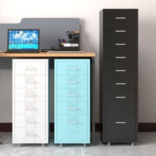 4/6/8/10 Drawers Unit Metal Chest of Drawer Filing Cabinet on Castor Home Office Metal Filing Cabinet price