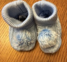 Baby Boy Booties By TU In Size 6-9 Months Boys' Booties price