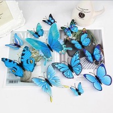 12PCS 3D Butterfly Wall Stickers Removable Home Room Decoration Bedroom Living R Baby Door Ornament price