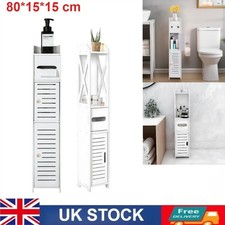 4 Tiers Modern Bathroom Furniture Cabinet Wood Slim Shelf Cupboard Storage Unit. Bathroom Cabinet / Furniture price