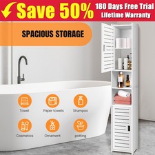 Dayplus Tall Bathroom Storage Cabinet Narrow Freestanding Cabinet Modern Shelf Bathroom Cabinet / Furniture price