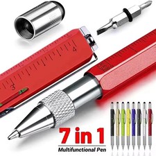 7in1 Multifunction Pen Stylus Screwdriver Ruler Level Ballpoint Tool Gift UK Multi-Function Pen price