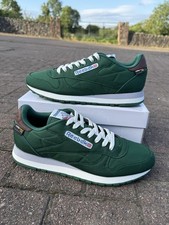 Reebok Classic Leather Cordura Dark Green Men's Shoes Size UK 9.5 GX0285 - Rare Men's Classic Shoes price
