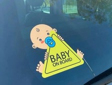 Baby on Board Sticker Car Signs Decal For Child Children Window Safety Warning Baby on Board price