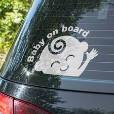 Baby On Board Car Sticker – Safety Sign Vinyl Decal Window Self Adhesive Baby on Board price