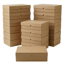 A4 Archive Box with Lid 32x23x10cm Cardboard  Books Filing Storage Organiser Archive Box price
