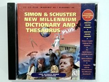 Simon & Schuster New Millennium Dictionary Thesaurus Plus PC CD-ROM Windows 95 Dictionaries & Translation Software price