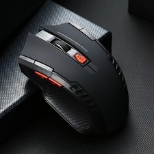 BLACK WIRELESS CORDLESS 2.4ghZ MOUSE USB DONGLE OPTICAL SCROLL FOR PC LAPTOP MAC Gaming Mouse price