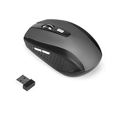 BLACK WIRELESS CORDLESS 2.4ghZ MOUSE USB DONGLE OPTICAL SCROLL FOR PC LAPTOP MAC Gaming Mouse price