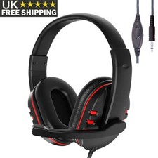 Gaming Headset Headphones With Microphone LED For PC Laptop PS4 PS5 Xbox One UK Gaming Headsets price