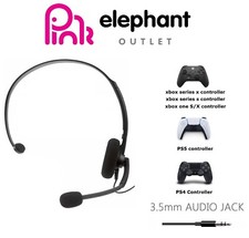 XBOX ONE SERIES S/X PS4 PS5 CHAT HEADSET Mic Gaming Headphones 3.5mm Audio Jack Gaming Headsets price