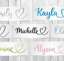 Personalised Vinyl Name Decal Sticker Water Bottle Xmas  School Wedding [FJ] 1" Baby Room Wardrobe price