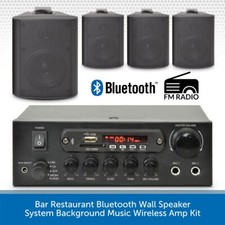 Bar Restaurant Bluetooth Wall Speaker System Background Music Wireless Amp Kit Music System price