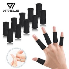 TRIXES Finger Protectors x10 Black Stretchy NEW Protector Sleeves For Arthritis Baby Finger Protector price