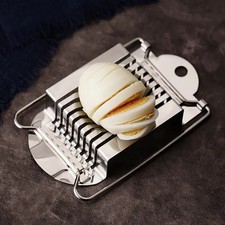 Egg Slicer Stainless Steel Eggs Hard Boiled Metal Cutter Section Chopper Slicers price