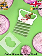Onion Slicer Stainless Steel Vegetable Holder Onion Needle Cutter Kitchen Tools Slicers price