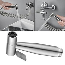 Toilet Bidet Douche Spray Hygienic Stainless Steel Shower Head Chrome Hose Kit Bidet price