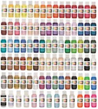 West Docraft Artiste Craft Acrylic Paint Colours Bottles Matt, Metallic or Pearl Glitter Paint price