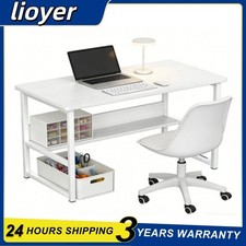 Computer Desk Laptop PC Study Table Writing Home Office Desk Workstation Shelves Computer Desk price