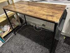 Industrial Study Computer Desk Home Office Writing Small Desk PC Table with Bag Computer Desk price
