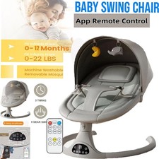 Electric Baby Swing Cradle Bouncer Music Toy LED Display Bluetooth App Control Baby Bouncer Mosquito Net price