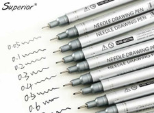 9pc/Set Fine Liner Pen Pigment Marker Waterproof Ink Drawing Ink Pen Sketch Pen Technical Drawing and Graphic Pen price