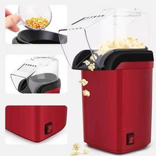 Popcorn Maker Hot Air Popcorn Popper Electric Machine Fat 1200w Gift UK Popcorn Machines price