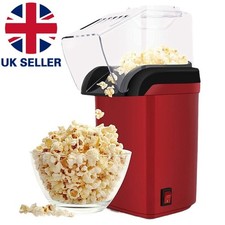 1200W Red Electric Popcorn Maker Machine Fat Free No Oil Healthy Hot Air Popper Popcorn Machines price