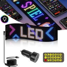 LED Display Board 16*64 Pixel Full-Color Smart App Control DIY Design For Car Smart Board price