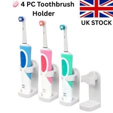 2x Wall Mounted Electric Toothbrush Holder & Toothpaste Stand Bathroom Organiser Toothpaste Holder price