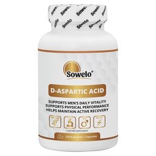 D-Aspartic Acid – Capsules – Hormone, Libido Support – Recovery Booster – Sowelo Health & Fitness Software price