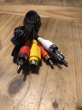 1m 3 RCA Male to Audio + Composite Mini DIN Video Cable For PC DVD AV CAMCORDER Composite Cable price
