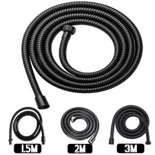 STAINLESS STEEL SHOWER HOSE 0.5M-3M CHROME FLEXIBLE BATHROOM BATH PIPE Shower Hose price