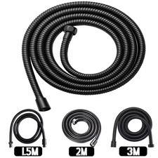 STAINLESS STEEL SHOWER HOSE 0.5M-3M CHROME FLEXIBLE BATHROOM BATH PIPE Shower Hose price