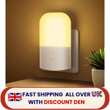Night Light Plug-in with Dusk to Dawn Sensor – 4 Brightness Levels Warm White UK Baby Room Night Light price