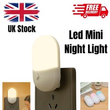LED Mini Night Light Plug In Lamp Warm Light Bedside Baby Room Eye Care UK Baby Room Night Light price