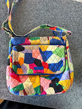 Vera Bradley Multicolor Geometric Women's Crossbody Shoulder Bag Zip Pockets Women's Messenger Bag price