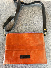 SALLY ANN Brown Women's Crossbody Bag Small Floral Zip Detachable Strap Women's Messenger Bag price