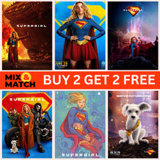 SUPERGIRL 2026 TEASER MOVIE POSTER A5 A4 A3 A3+ Poster price