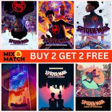 SPIDERMAN ACROSS THE SPIDER VERSE 2023 TEASER POSTER A5 A4 A3 A3+ Poster price