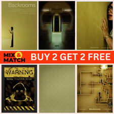 BACKROOMS MOVIE POSTER HORROR TEASER FILM 2026 WALL ART PRINT A5 A4 A3 A3+ Poster price