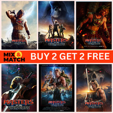MASTERS OF THE UNIVERSE 2026 MOVIE TEASER POSTER A5 A4 A3 A3+ Poster price