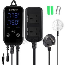 Temperature Controller Thermostat Plug Dual Heating Cooling Sockets Timer Probe Thermostat price