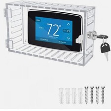 Thermostat Lock Box with Key Clear Thermostat Cover Guard Protective Cover Thermostat price