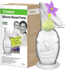 Manual Breast Pump Silicone Milk Breastfeeding with Suction Base Flower Stopper Breast Pump price